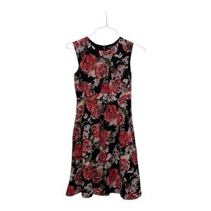 ModCloth Vintage Fit & Flare Dress,  Floral Pin-Up Retro Size M